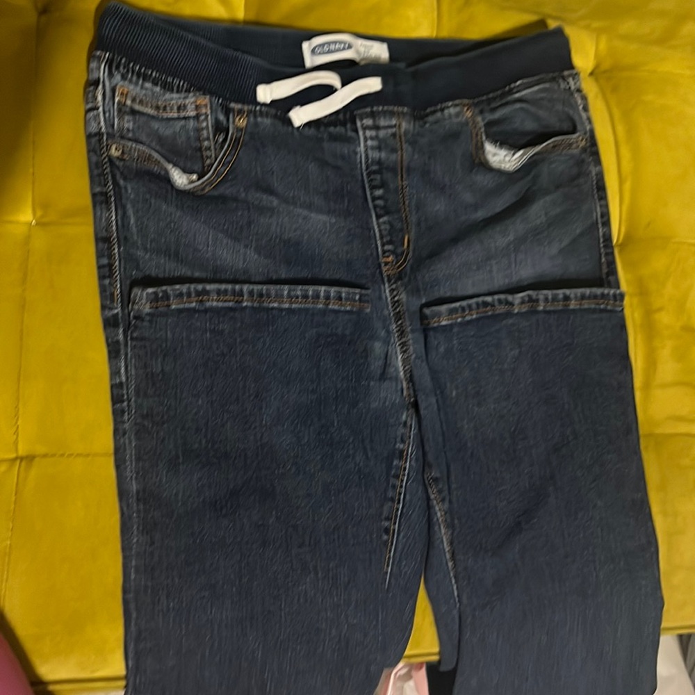 Boys old navy 14-16 HUSKY DRAWSTRING DENIM JEAN.